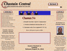 Tablet Screenshot of chastaincentral.com